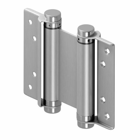 DELTANA 4in Double Action Saloon Hinge Satin Stainless Steel Finish DASHS4U32D